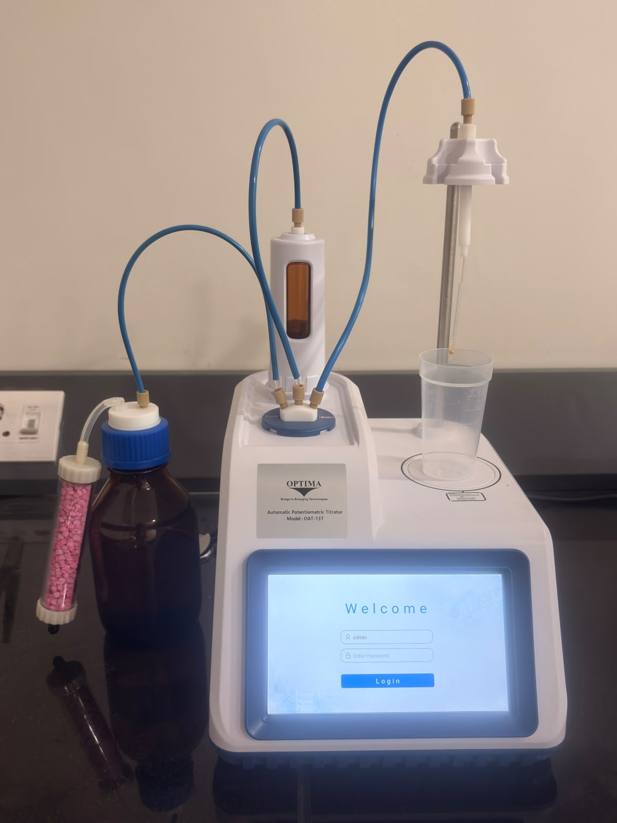 Acidity (Neutralisation Value) testing at LADLI laboratory