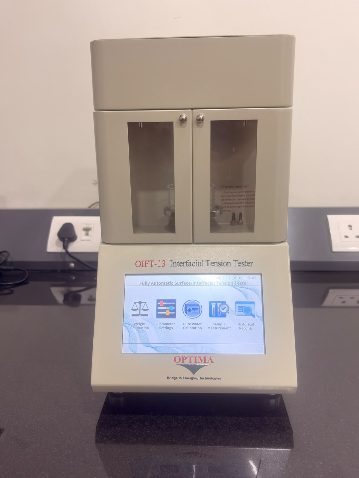 Interfacial Tension (IFT) testing at LADLI laboratory