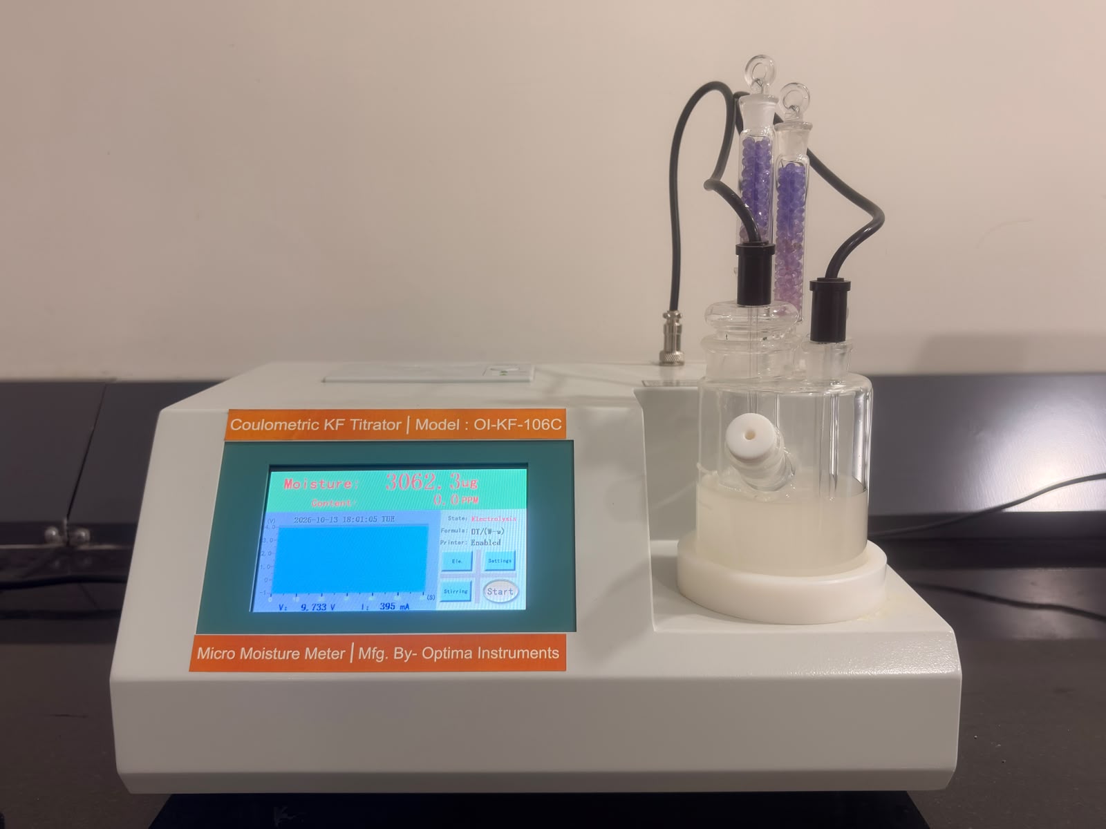 Moisture Content testing at LADLI laboratory
