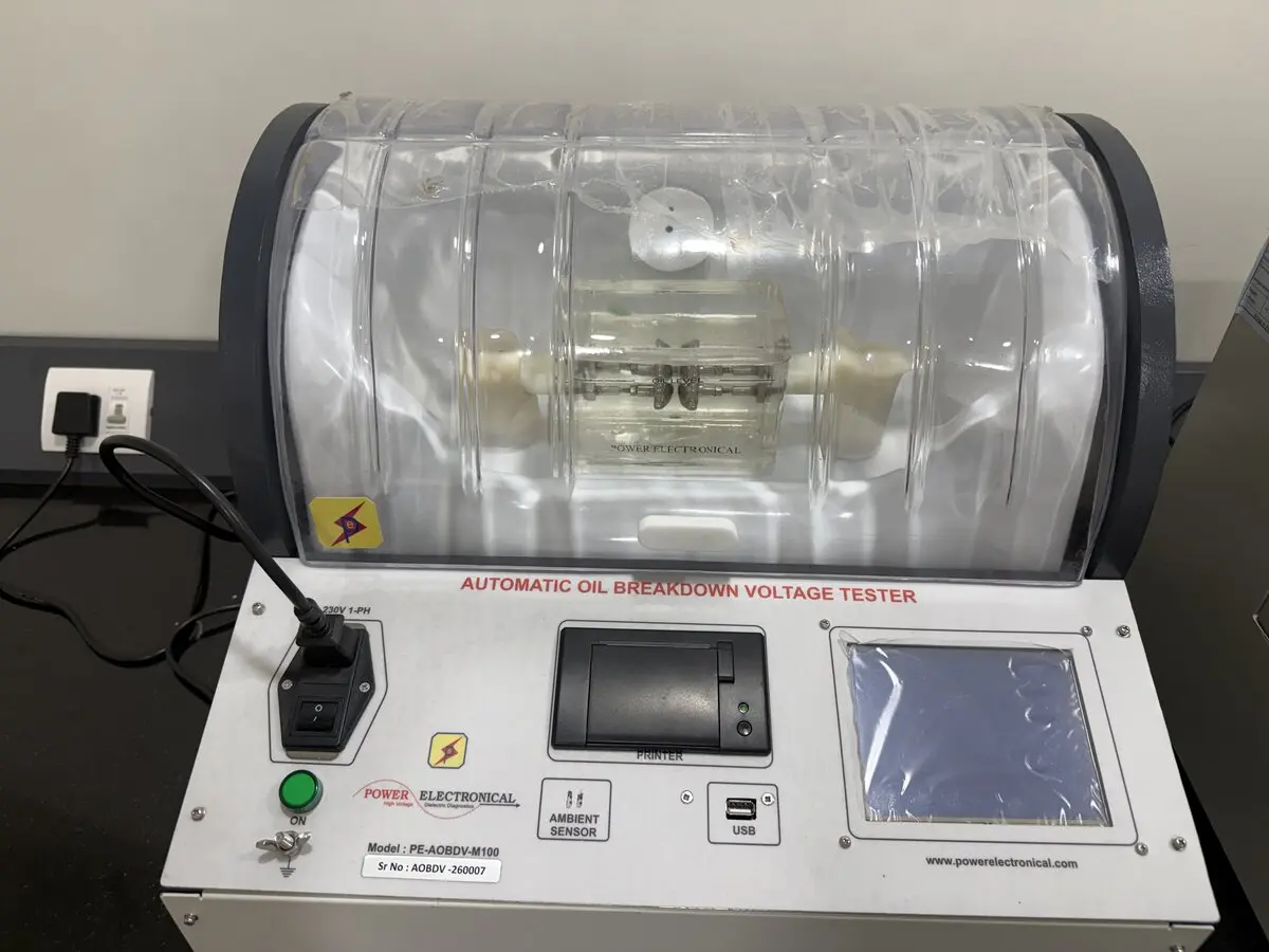 Breakdown Voltage (BDV) testing at LADLI laboratory