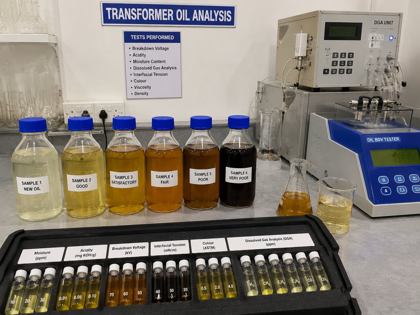 Transformer Oil Quality and Testing Standards Laboratory