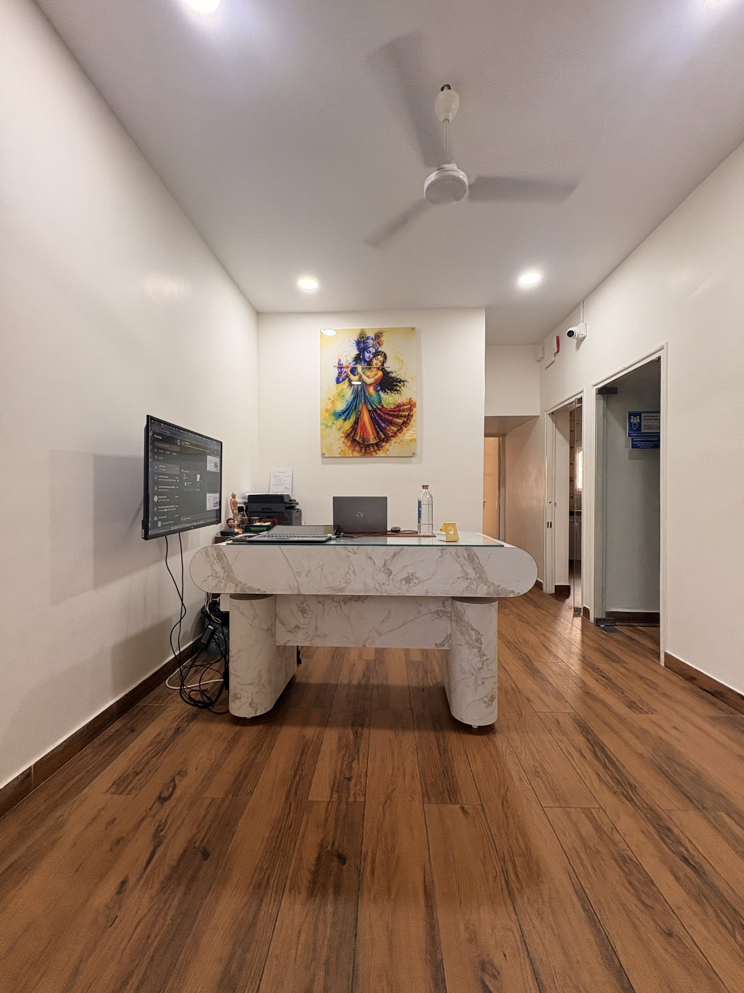 LADLI laboratory reception and report consultation area